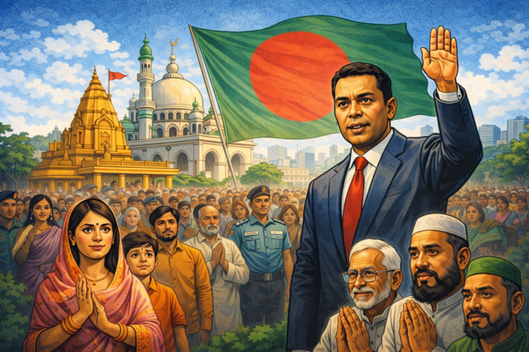 Bangladesh’s PM says Bangladesh will become a ‘safe land’ for people of all faiths