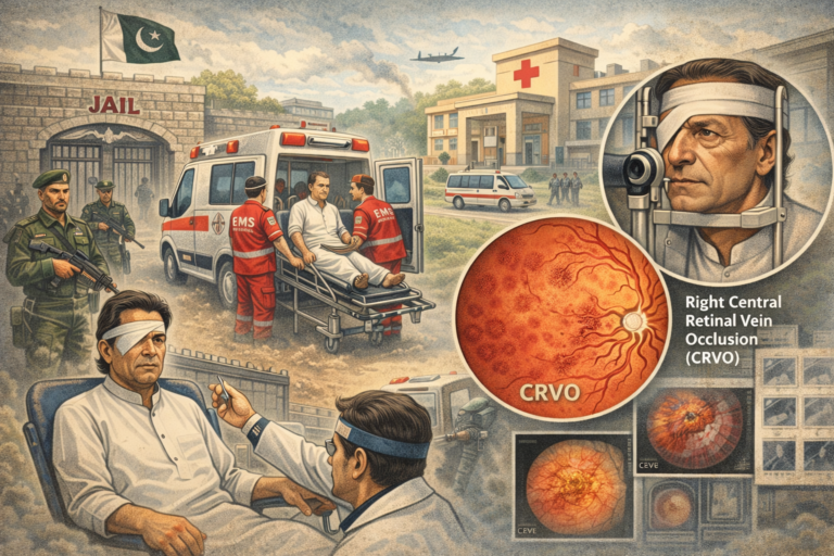 Imran Khan Shifted to Hospital for Eye Treatment
