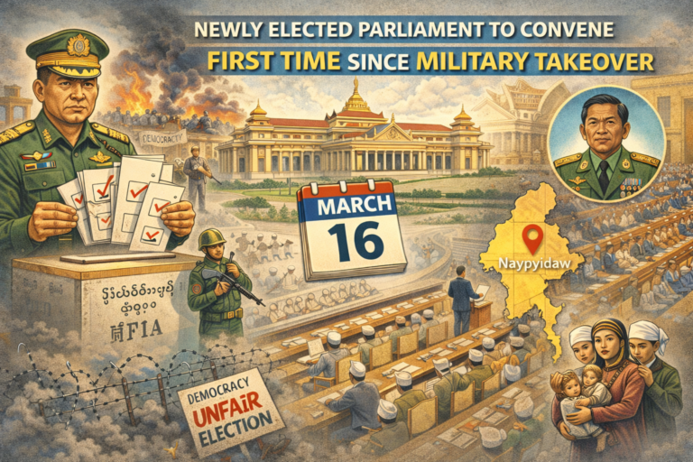 Myanmar Parliament to Convene March 16