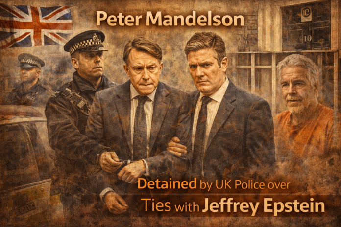 Peter Mandelson Detained Over Epstein Link Allegations