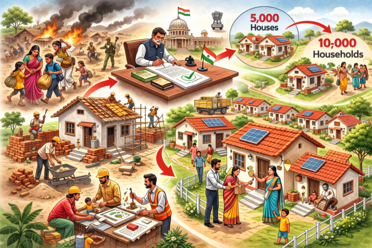 Centre Approves 5,000 Homes for Violence-Affected Families in Manipur