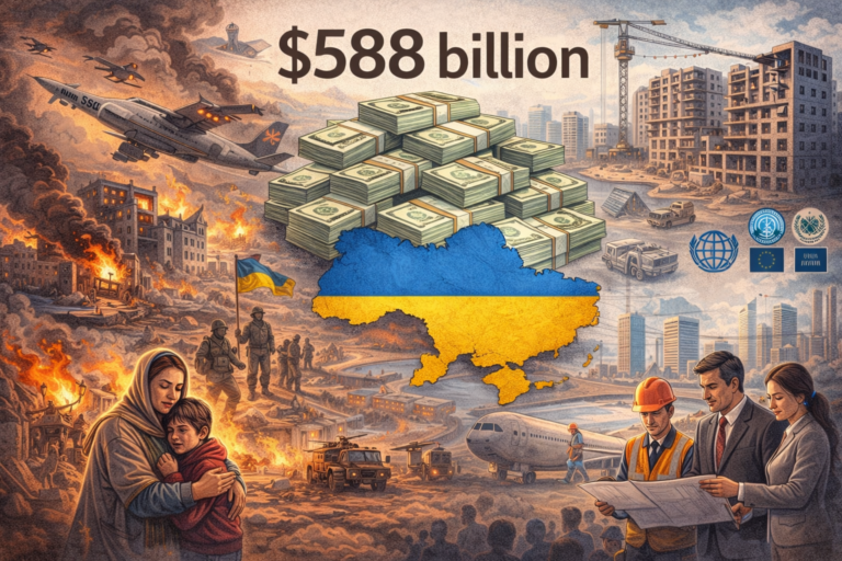 Ukraine Needs $588 Billion for Post-War Recovery, Says World Bank