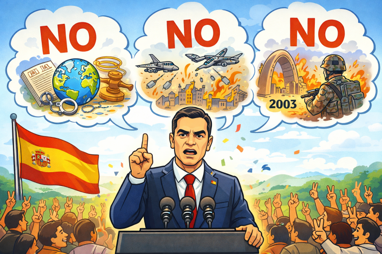 Spain Opposes War And Violence