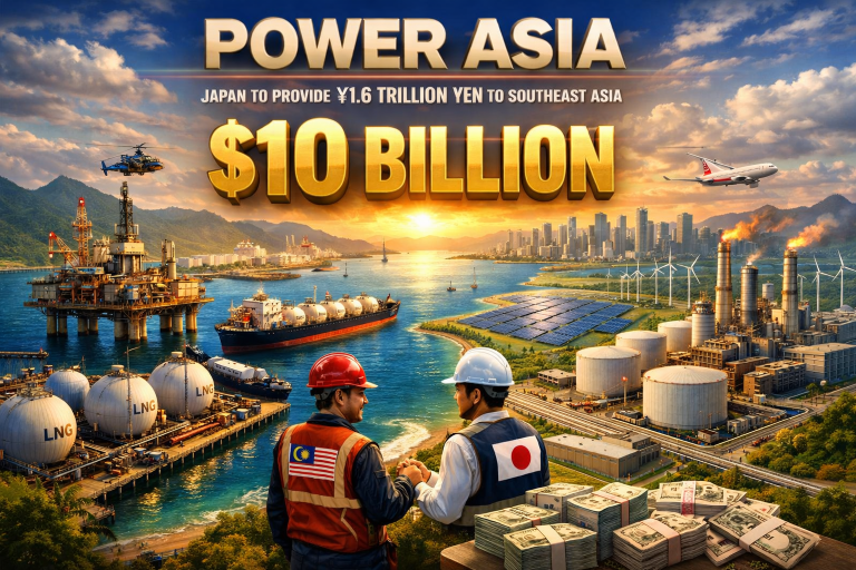 Japan Unveils $10 Billion Power Asia Plan
