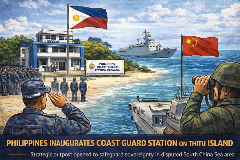 Philippines Opens Coast Guard Post In Disputed Waters