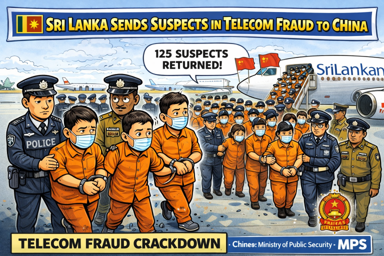 China Receives One Hundred Twenty Five Fraud Suspects