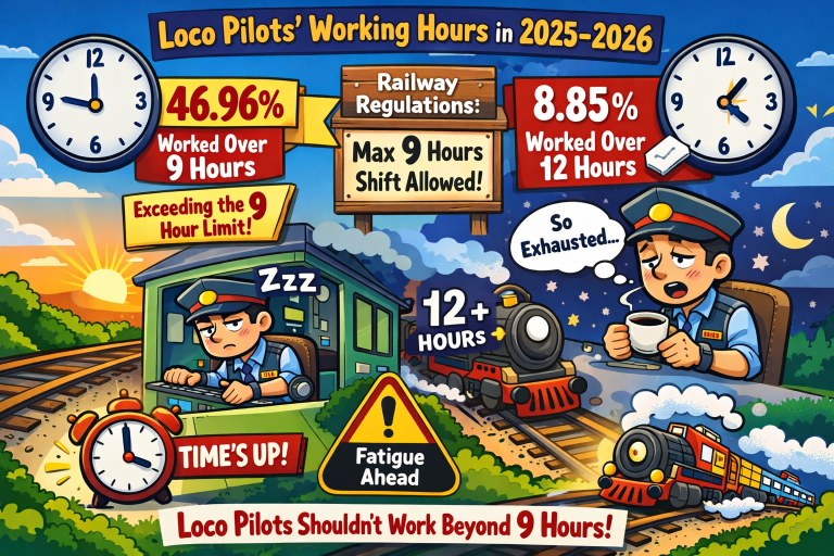 Rail Drivers Work Beyond Limits Union Raises Concern
