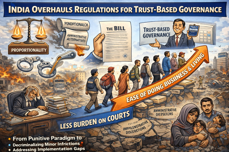 Bill Promotes Trust Based Governance Over Punitive Framework