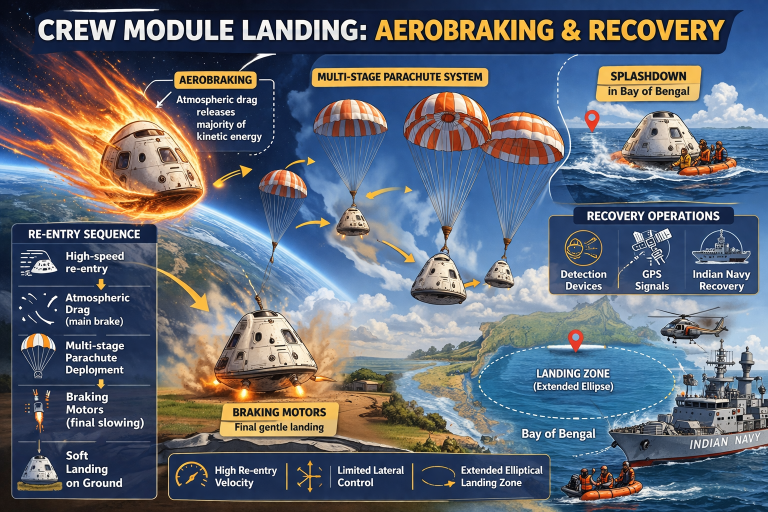 Crew Module Relies On Aerobraking For Safe Reentry