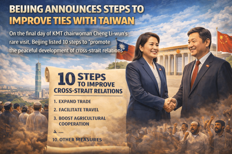 China Proposes Measures For Cross-Strait Peace