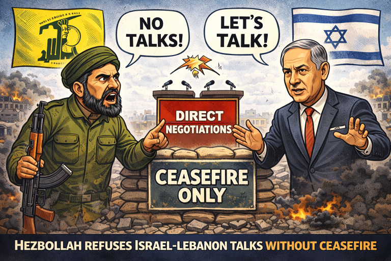 Hezbollah Rejects Direct Talks With Israel Amid Tensions