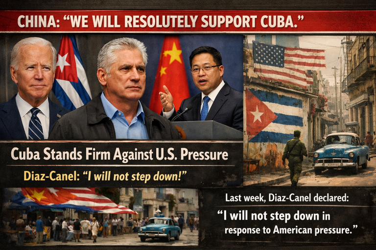 China Backs Cuba Against US Pressure