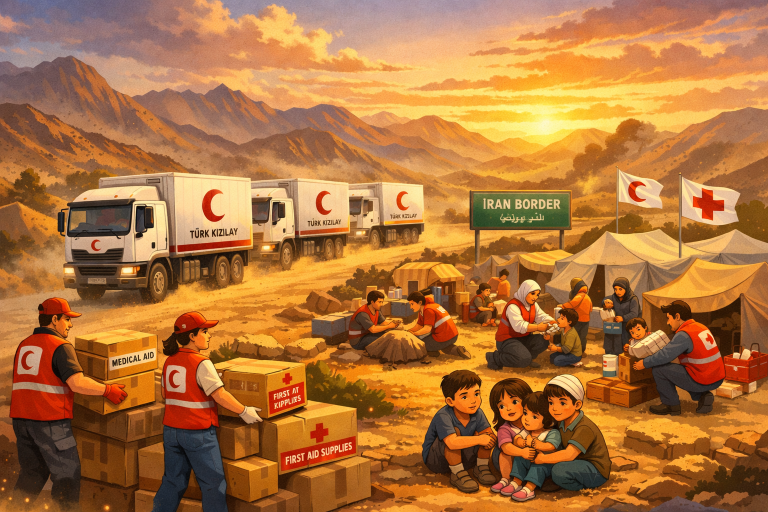 Emergency Relief Trucks Dispatched From Turkiye