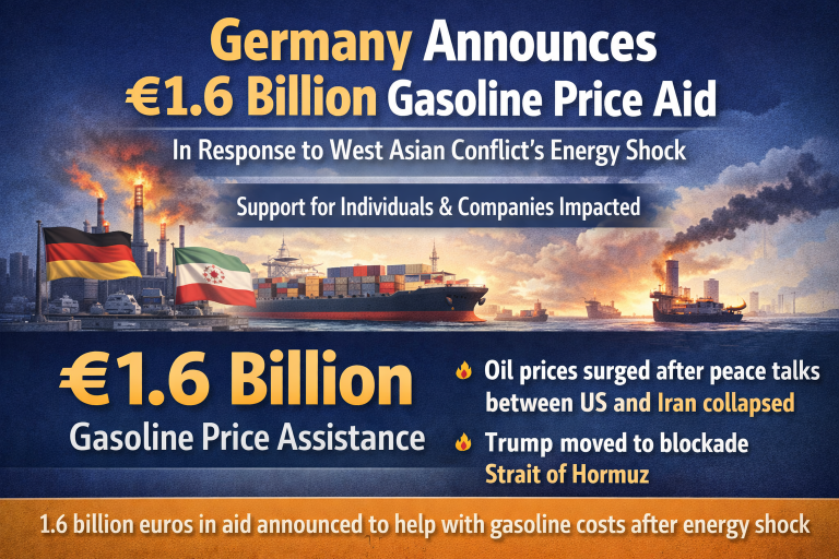 Germany Announces €1.6B Fuel Relief Package