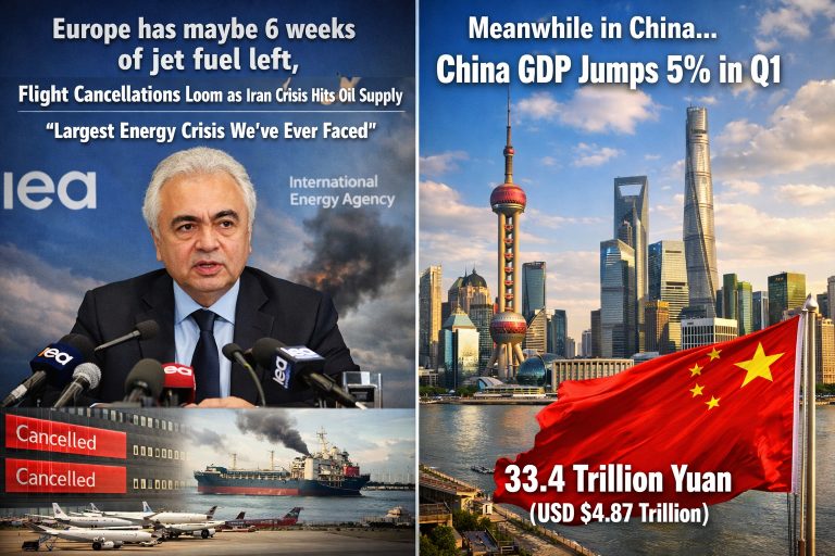 IEA Warns Europe Nears Jet Fuel Crisis