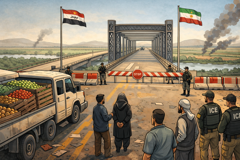 Iraq Closes Key Border Route with Iran Following Fatal Strike