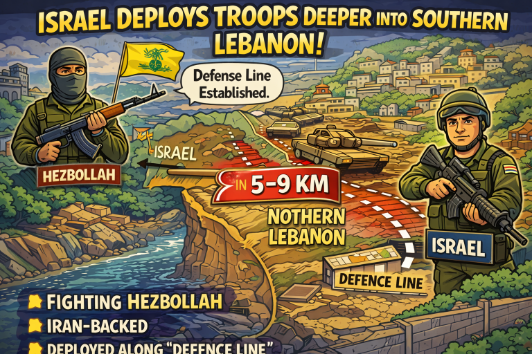 Israel Completes Southern Lebanon Defence Line Deployment