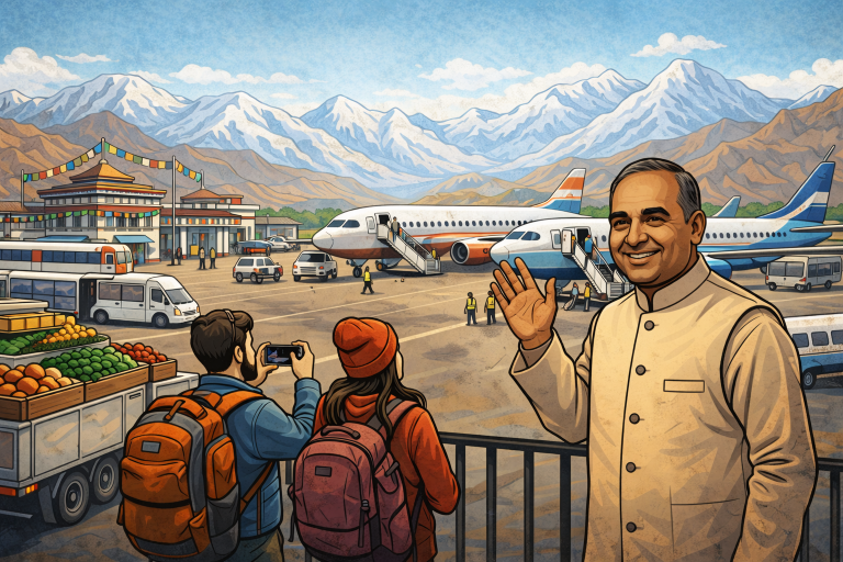 Leh airport flights increased ahead tourist season