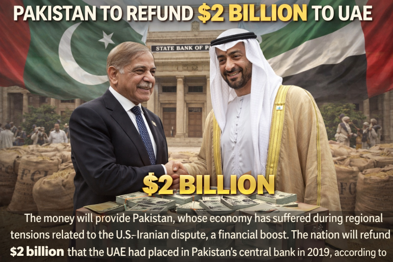 Pakistan To Repay UAE $2 Billion