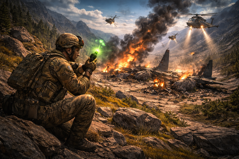 US Strike Eagle Downed, WSO Survives Escape